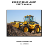 Bell L1004D Wheeled Loader Parts Manual (873042)