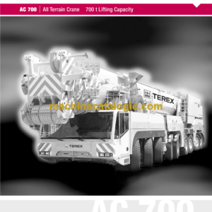 Terex AC700 Crane 700t Lifting Capacity Training Manual