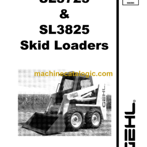 Gehl SL3725, SL3825 Skid Loader Parts Manual (907204)