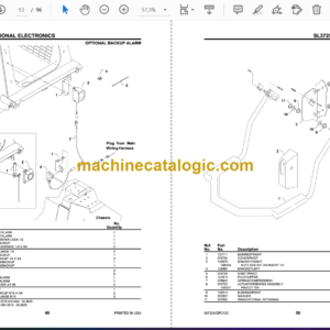 Gehl SL3725, SL3825 Skid Loader Parts Manual (907204)