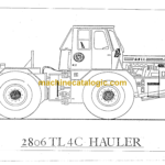 Bell 2806TL 4C Hauler Parts Manual (870062)