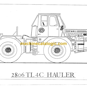 Bell 2806TL 4C Hauler Parts Manual (870062)