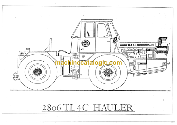 Bell 2806TL 4C Hauler Parts Manual (870062)