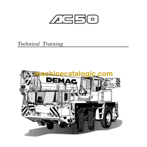 Terex AC50 Crane Technical Training Manual