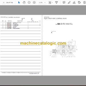 Yanmar C120R Tracked Dumper Parts Catalog (0CK30-G33100)