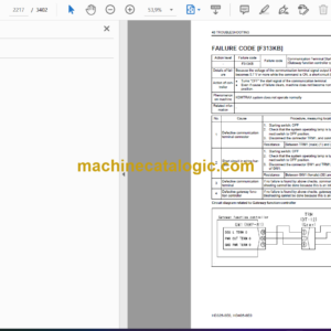 Komatsu HD325-8E0, HD405-8E0 Dump Truck Shop Manual (SEN06745-10)