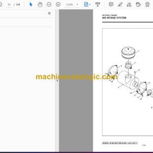 Bell B18D ADT 6X6 & 6X4 MKVI.3, A818D63 6X6, A817D63 6X4 Articulated Dump Truck Parts Manual (872279)