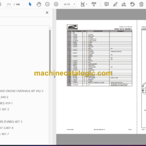 Bell 315SG Backhoe Loader Parts Manual (874800, 874800_A)