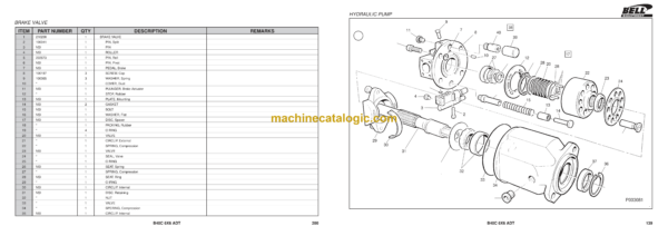 Bell B40C 6X6 ADT Articulated Dump Truck Parts Manual (872035, 872035-01) - Image 4