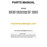 Bell B45D, B50D MK7.2 Blu@dvantage ADT Articulated Dump Truck Parts Manual (872348) (A645D72, A650D72)