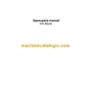 IНI 55V4 Mini Excavator Spare Parts Manual