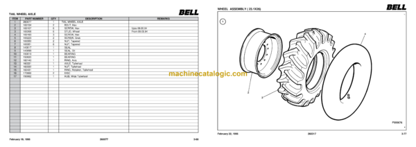 Bell 220C Logger Parts Manual (870148) - Image 3