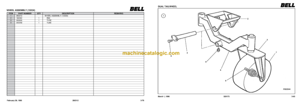 Bell 220C Logger Parts Manual (870148) - Image 4