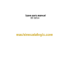 IНI 60V4 Mini Excavator Spare Parts Manual