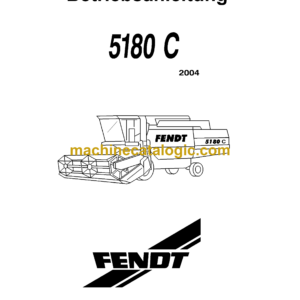 Fendt 5180C Betriebsanleitung