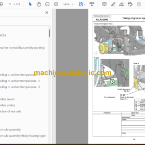 Komatsu HD1500-8E0 Dump Truck Field Assembly Instruction (GEN00229-0)