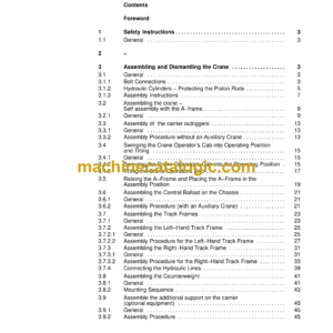 Terex CC2000-1 Crane Manual