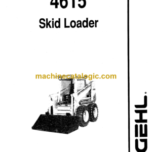 Gehl 4615 Skid Loader Service Parts Manual (904592)