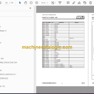 Bell 872G Grader Parts Manual (870242)