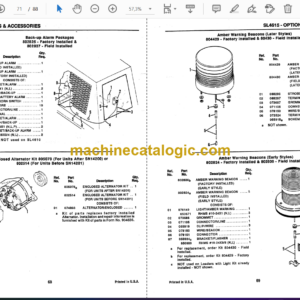 Gehl 4615 Skid Loader Service Parts Manual (904592)