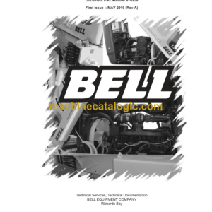 Bell 770, 772G Grader Service Manual (870258)