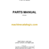 Bell B40D ADT PIN 7.4 - AE840D74, B35D ADT PIN 7.4 - AE835D74, B35D WDB ADT PIN 7.4 - AE836D74 Articulated Dump Truck Parts Manual (872394)