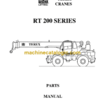 Terex RT200 Series Crane Parts Manual (12261-197)