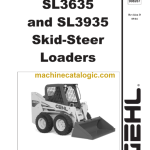 Gehl SL3635, SL3935 Skid Loader Parts Manual (908267)