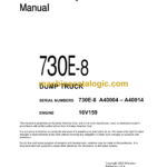 Komatsu 730E-8 Dump Truck Field Assembly Manual (CEAW007802)