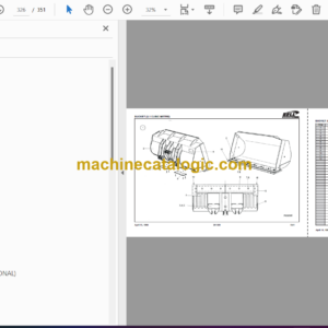 Bell L1906 Frontend Loader Parts Manual (870174)