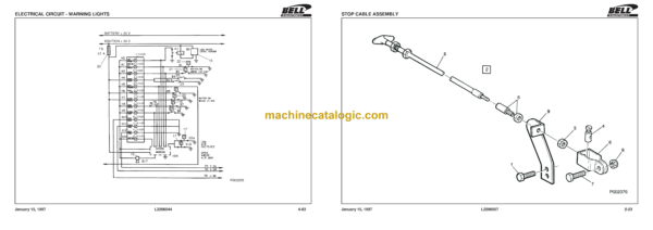 Bell L1906 Frontend Loader Parts Manual (870174) - Image 4