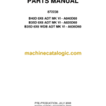 Bell B40D 6X6 ADT MK VI - A840D60 B35D 6X6 ADT MK VI - A835D60 B35D 6X6 WDB ADT MK VI - A836D60 Articulated Dump Truck Parts Manual (872238)