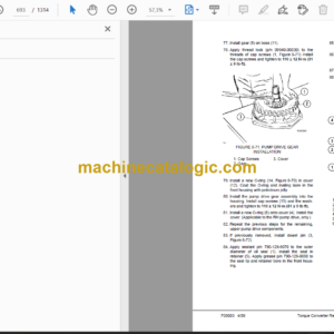 Komatsu HD1500-7 Dump Truck Shop Manual (CEBM023701)