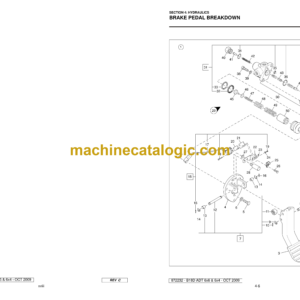 Bell B18D ADT 6X6 & 6X4 MKVI Articulated Dump Truck Parts Manual (872232) (A818D60, A817D60)