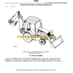 Bell 310G, 301SG, 315SG Backhoe Loader Parts Manual (T134142)
