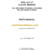 Bell B25L 4x4 LP S.A.H.R. Brakes Parts Manual (870172)