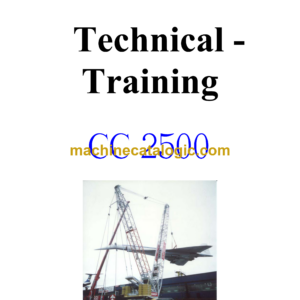 Terex CC2500 Crane Technical Manual