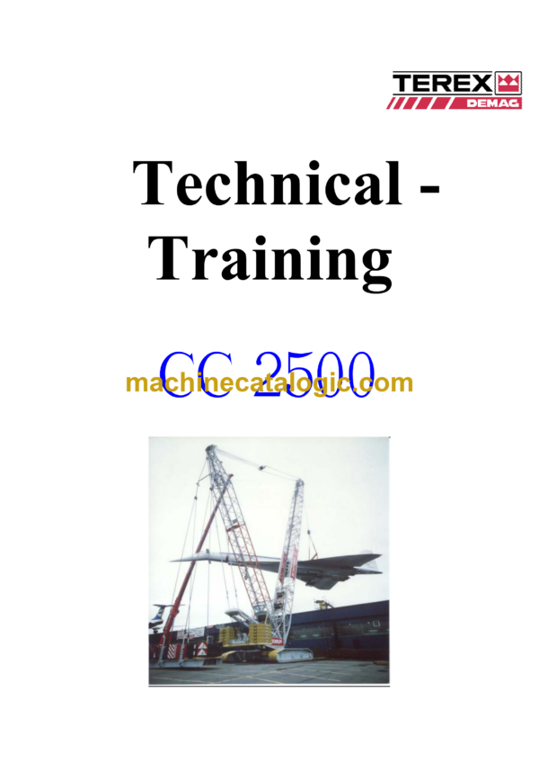 Terex CC2500 Crane Technical Manual