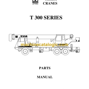 Terex T300 Series Crane Parts Manual (12261-193)