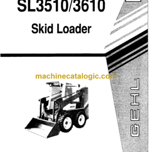 Gehl SL3510, SL3610 Skid Loader Parts Manual (904914)