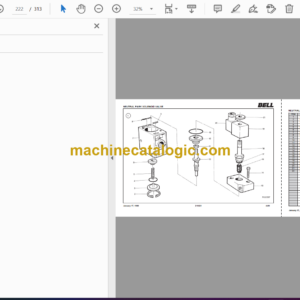 Bell B25L 4×4 LP S.A.H.R. Brakes Parts Manual (870172)