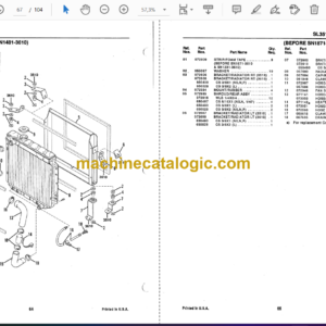 Gehl SL3510, SL3610 Skid Loader Parts Manual (904914)