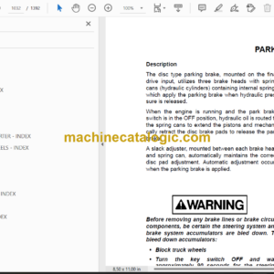 Komatsu HD1500-7 Dump Truck Shop Manual (CEBM019905)