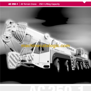 Terex AC250-1 Crane 250t Lifting Capacity Training Manual