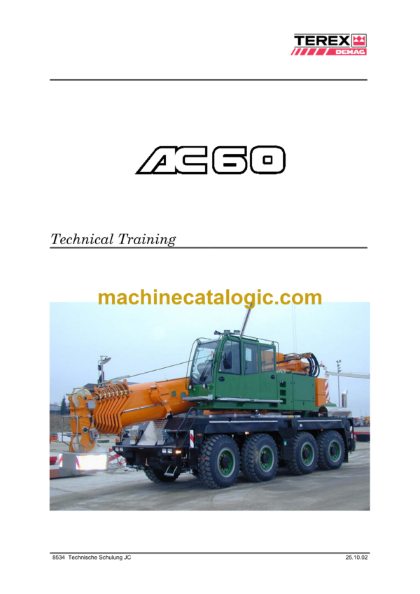 Terex AC60 Crane Technical Training Manual