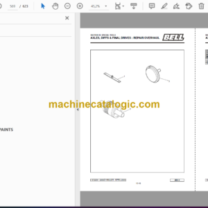 Bell 2306D Artic Hauler Mk VI – B823D60 Parts Manual (872234)