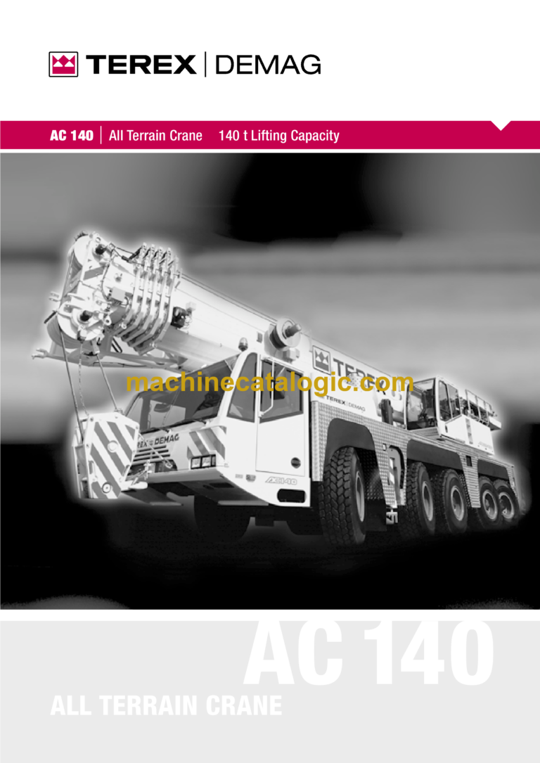 Terex AC140 140t Lifting Capacity Crane Training Manual
