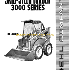 Gehl HL3000 Skid Steer Loader Service Parts Manual (901939)