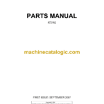 Bell B30D & B25D 6X6 MkV ADT Articulated Dump Truck Parts Manual (872182)
