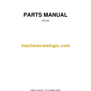 Bell 18000L Water Tanker Mk I ADT Articulated Dump Truck Parts Manual (874056)